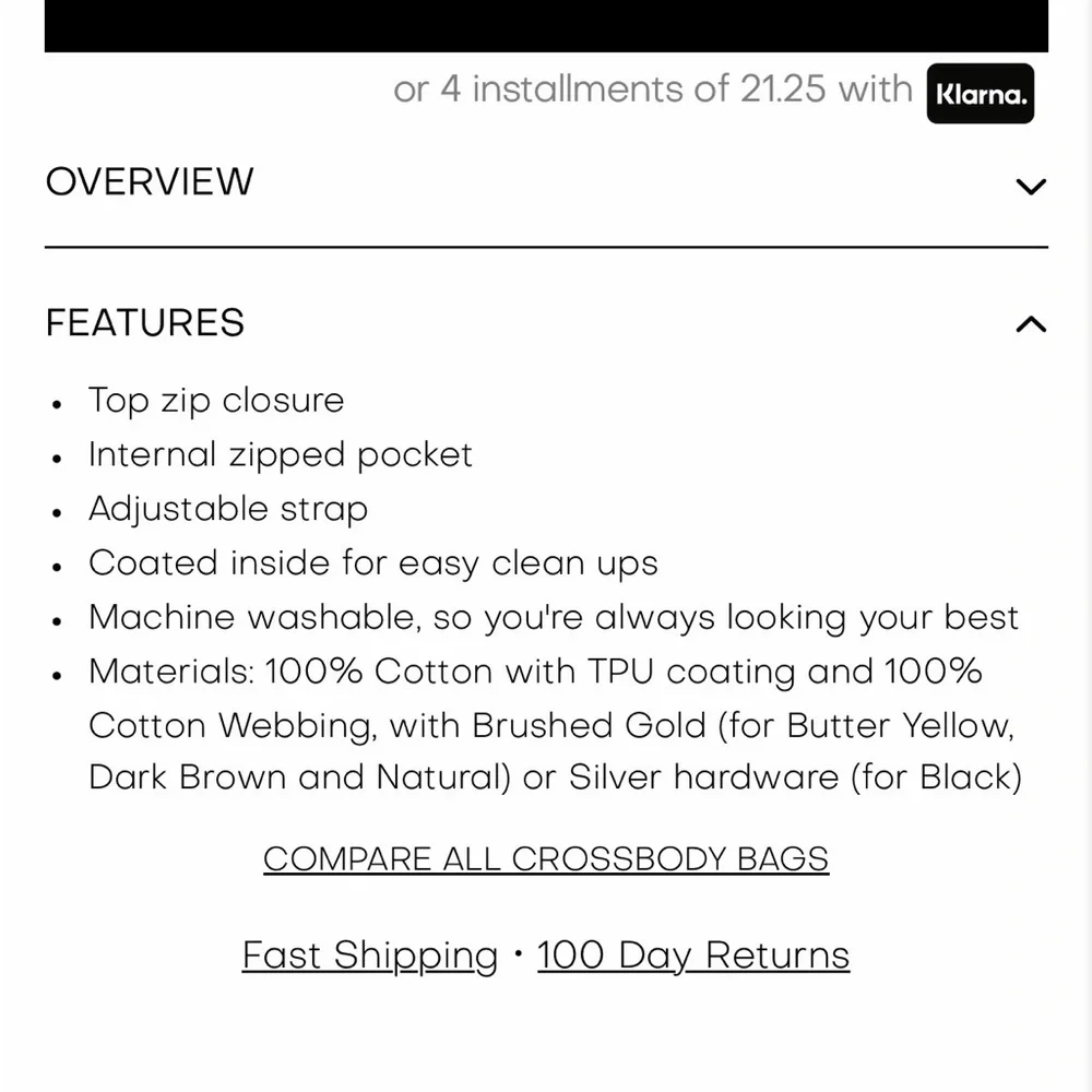 July, Everyday Crescent Bag